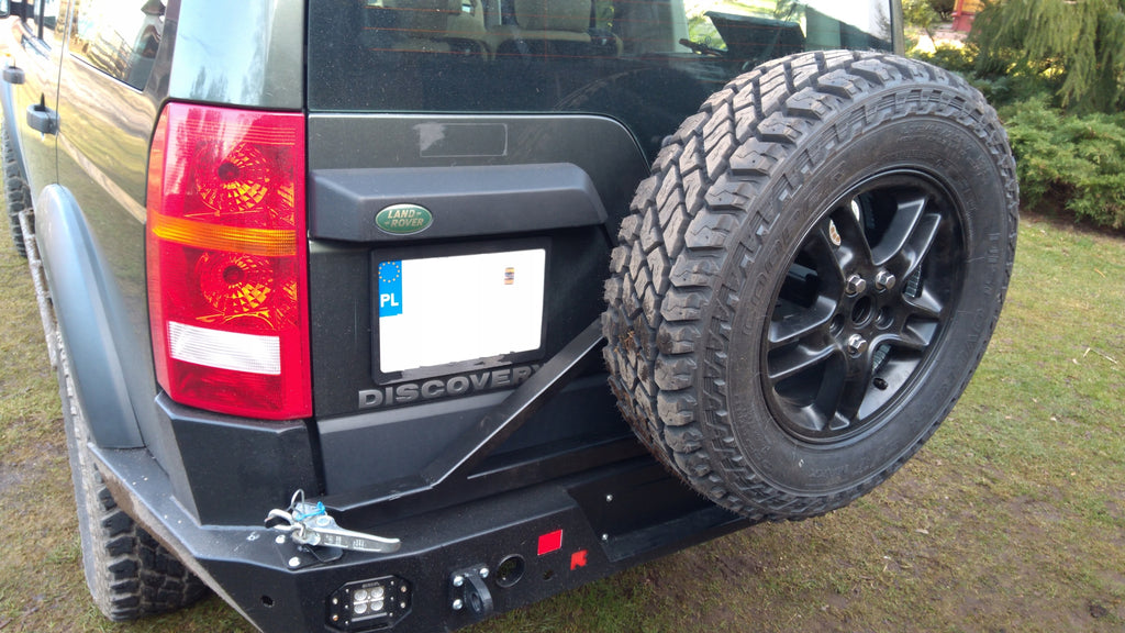 Reserveradträger – Land Rover Discovery 3 Stahlstoßfänger