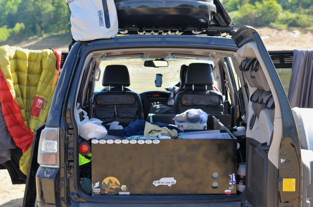 Car Seat Organizer Mitsubishi Pajero 4 V80