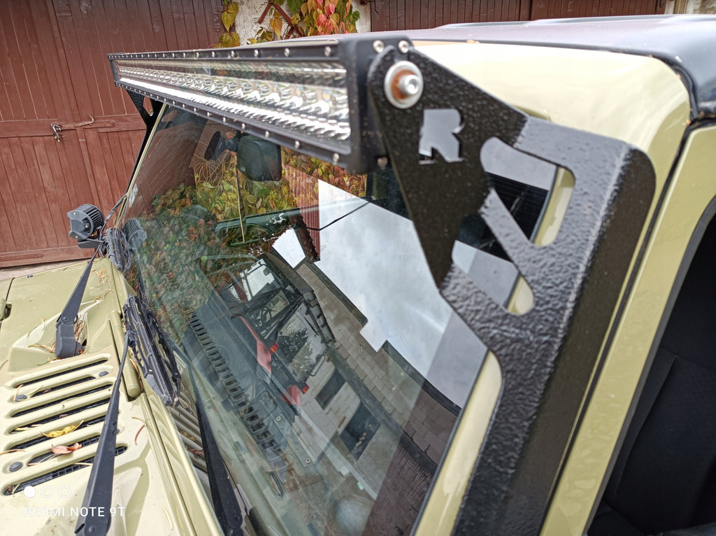 Kombi-Halterung 52" LED-Bar & Zusatzscheinwerfer – Jeep Wrangler JK JKU