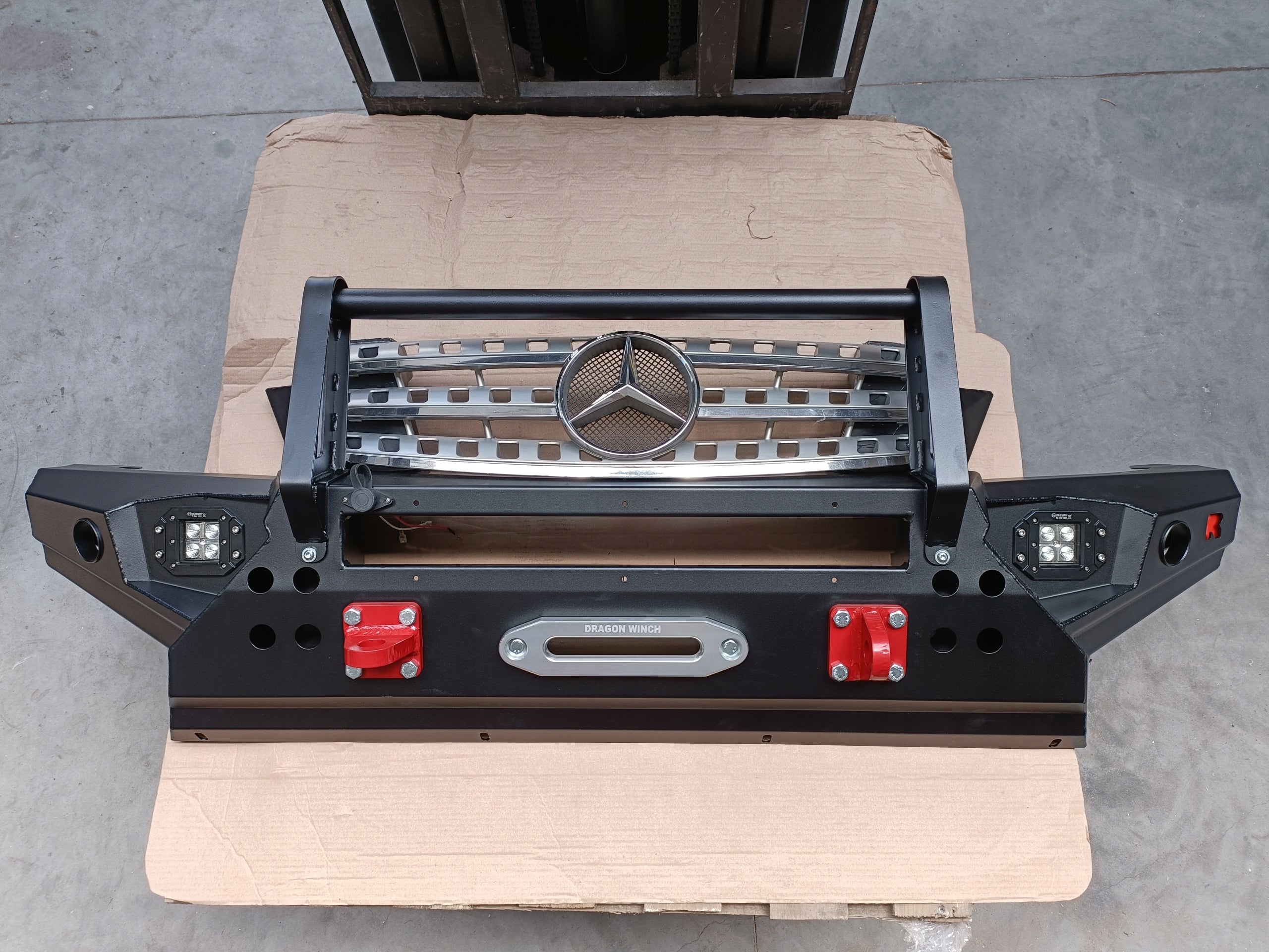 Winch Bumper with Bullbar Mercedes W164 M Class ML