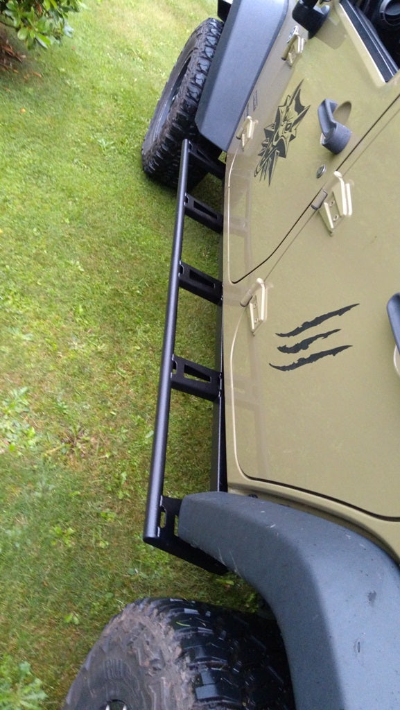 Rock Slider Side Sill Protector Tubes Jeep Wrangler JKU