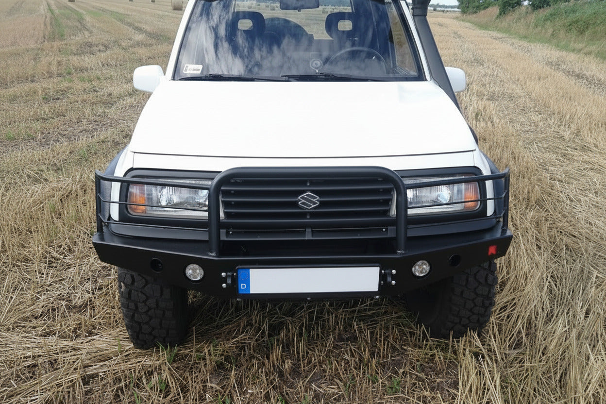 Seilwindenstoßstange mit Bullbar und Lampenschutzbügel Suzuki Vitara 1.6 3 Türer (1988–1998)