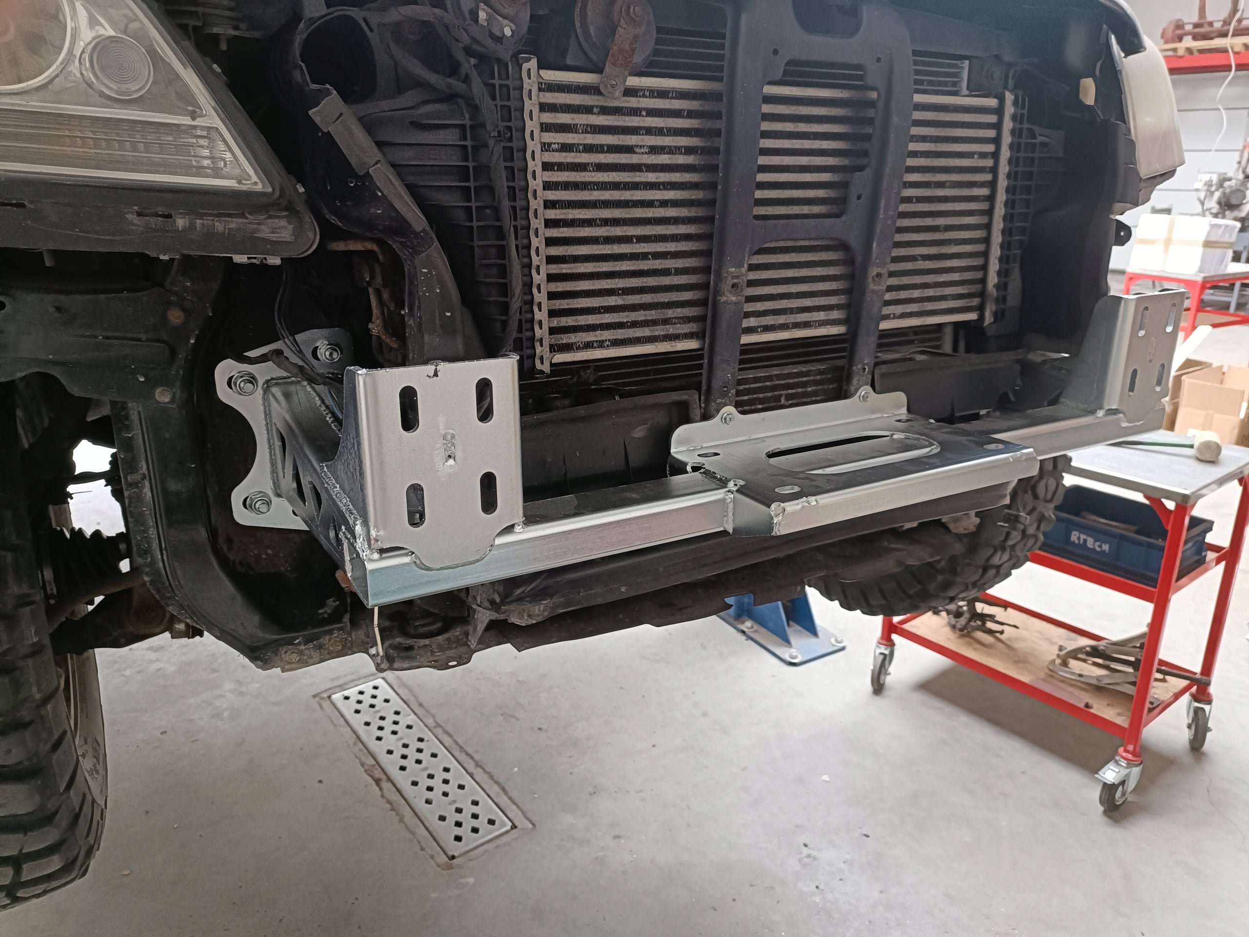 Winch Bumper with Bullbar Mercedes W164 M Class ML