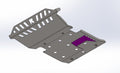 Underrun protection engine, radiator & front axle Hyundai Galloper