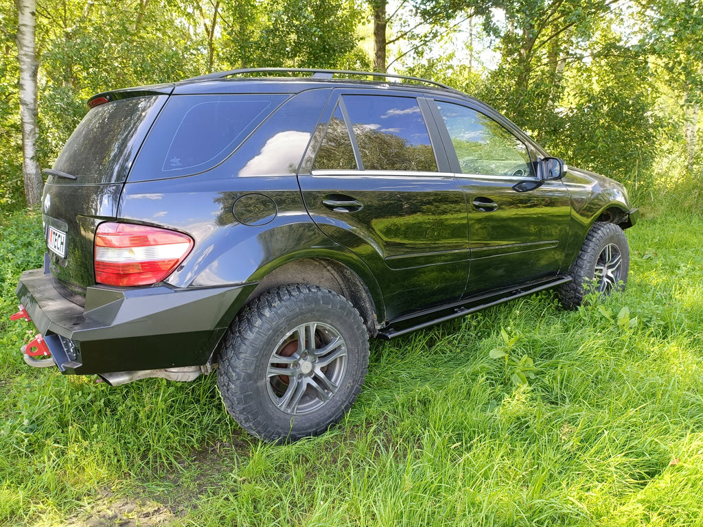 Rockslider Side Sill Protector Tubes Mercedes ML