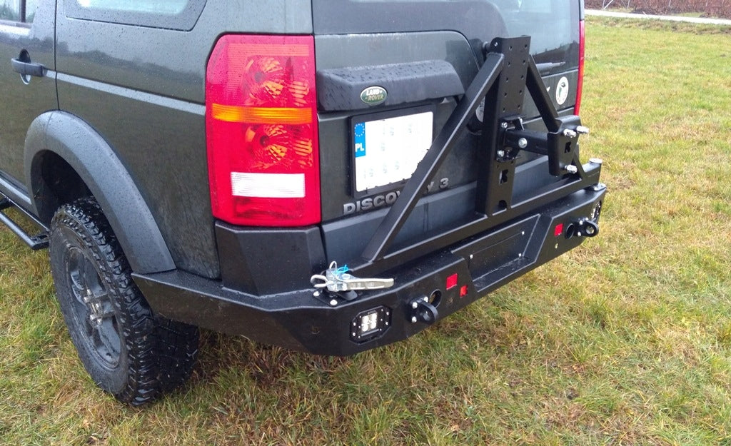 Reserveradträger – Land Rover Discovery 3 Stahlstoßfänger