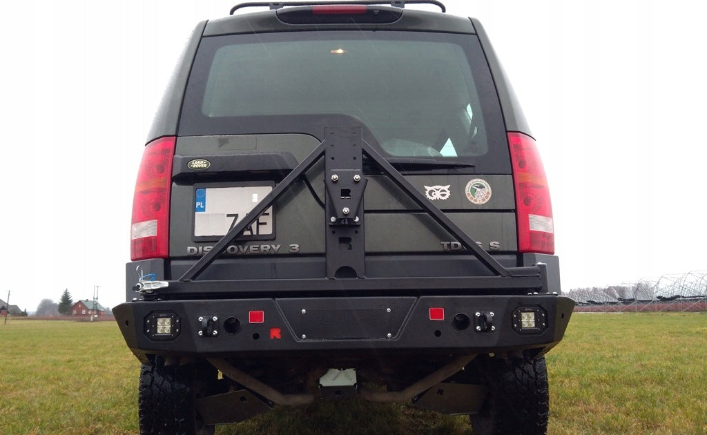 Reserveradträger – Land Rover Discovery 3 Stahlstoßfänger