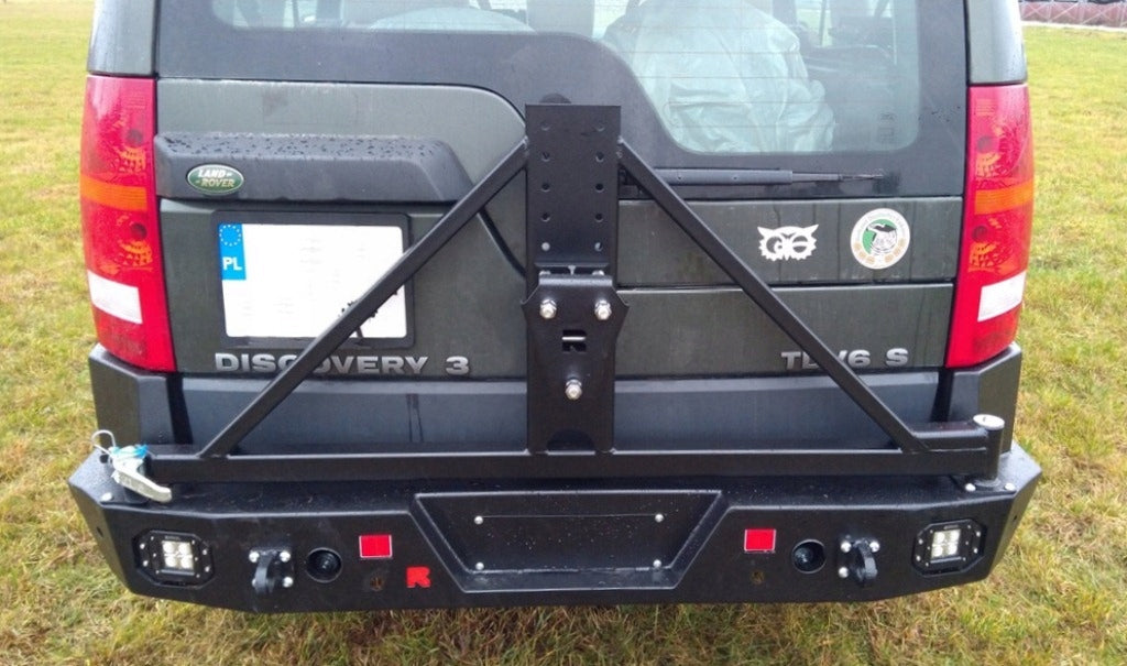 Reserveradträger – Land Rover Discovery 3 Stahlstoßfänger