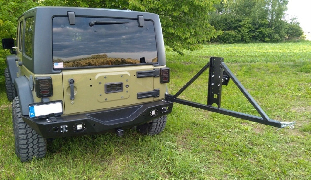 Spare Tire Carrier Jeep Wrangler JK JKU for Steel Bumpers