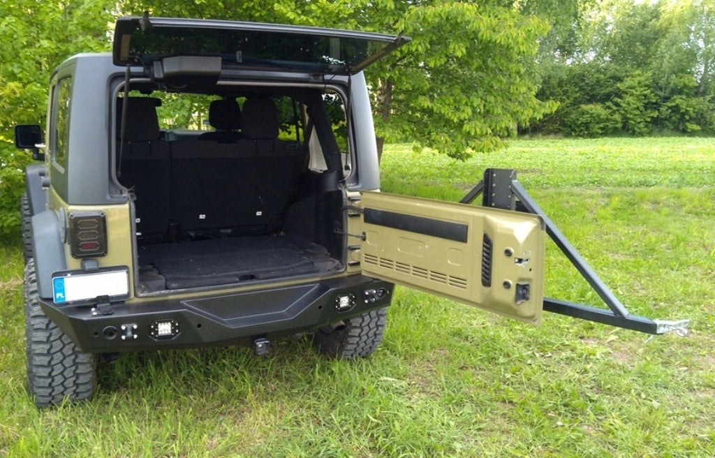 Spare Tire Carrier Jeep Wrangler JK JKU for Steel Bumpers