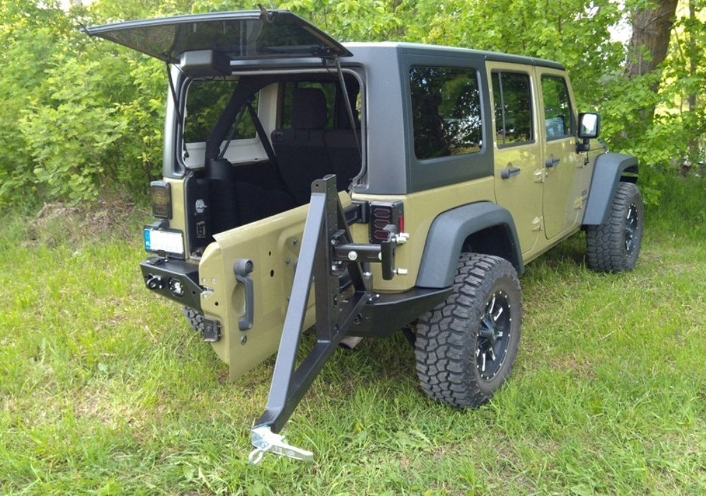 Spare Tire Carrier Jeep Wrangler JK JKU for Steel Bumpers