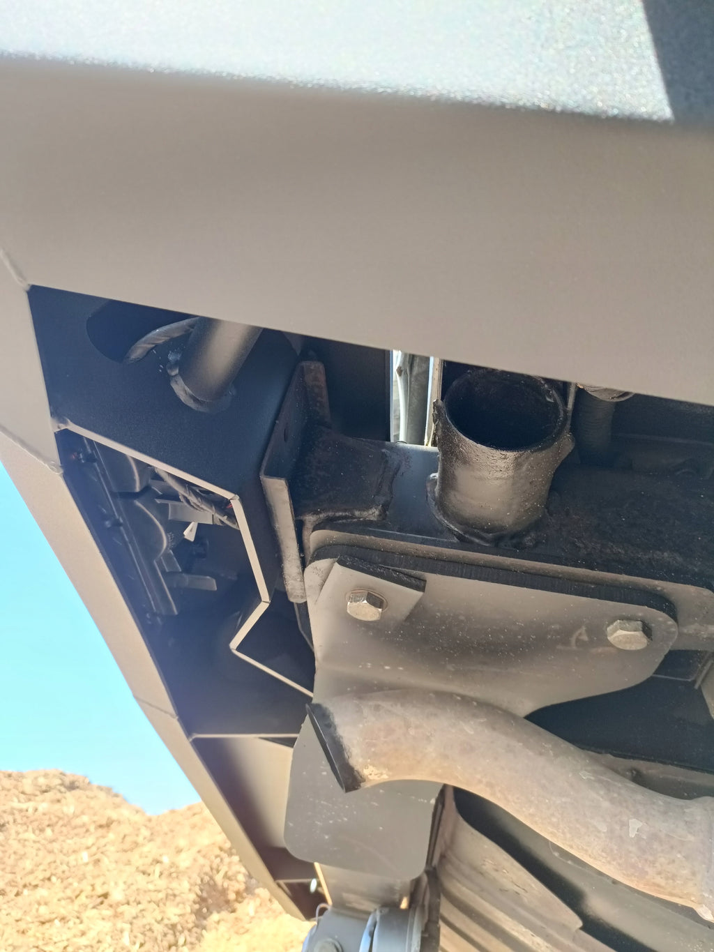 Stahl-Heckstoßstange Hyundai Galloper 5-Türer