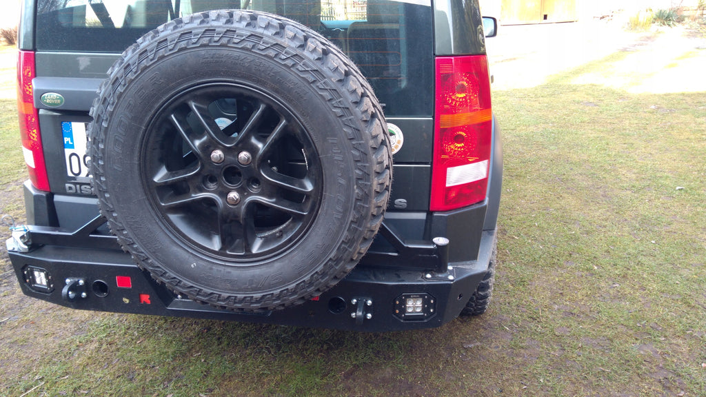 Reserveradträger – Land Rover Discovery 3 Stahlstoßfänger