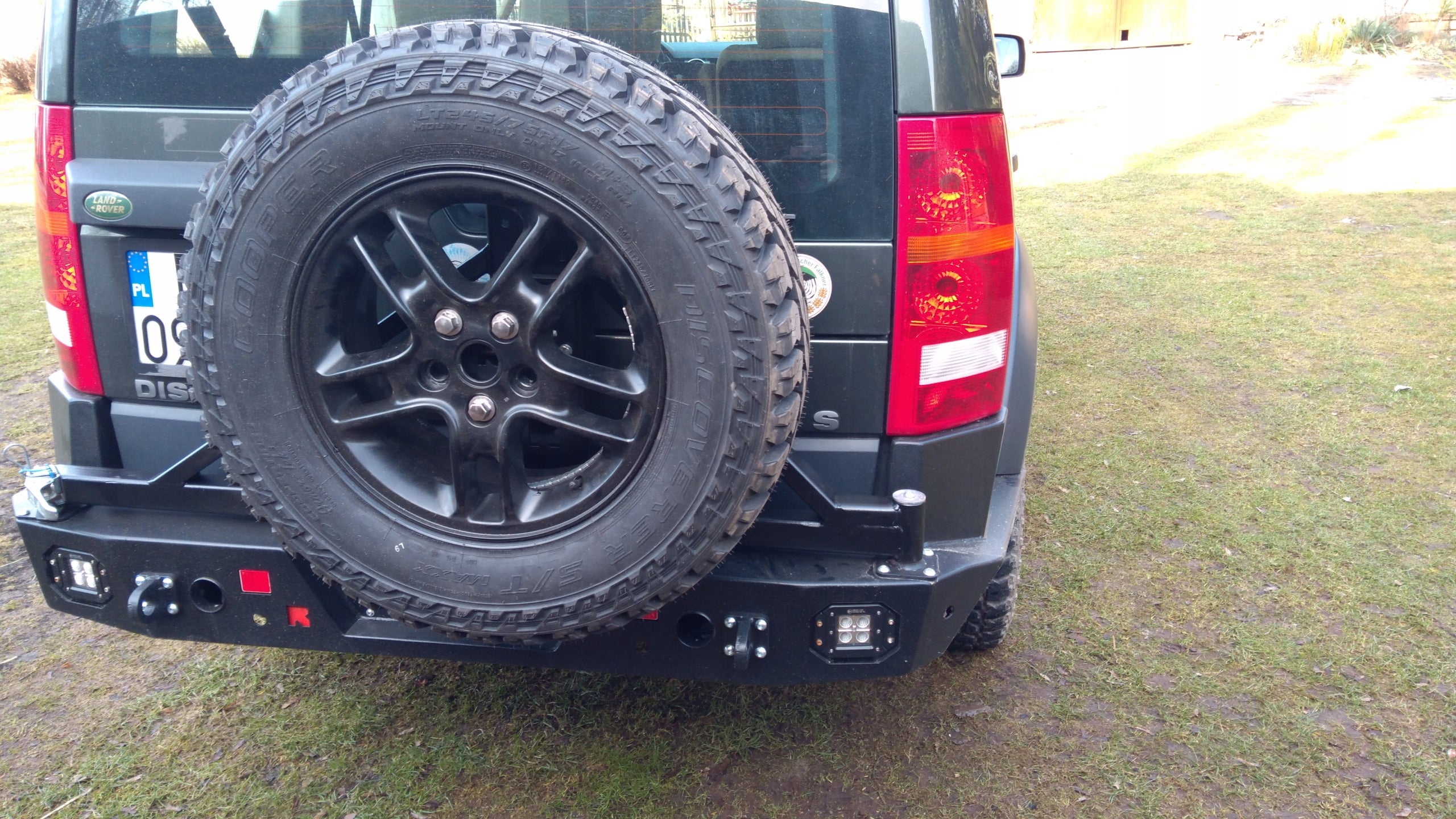Reserveradträger – Land Rover Discovery 3 Stahlstoßfänger