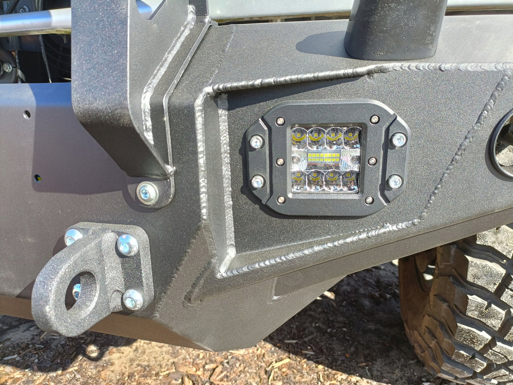 Winch Bumper with Bullbar and Lamp Guards Front Hyundai Galloper