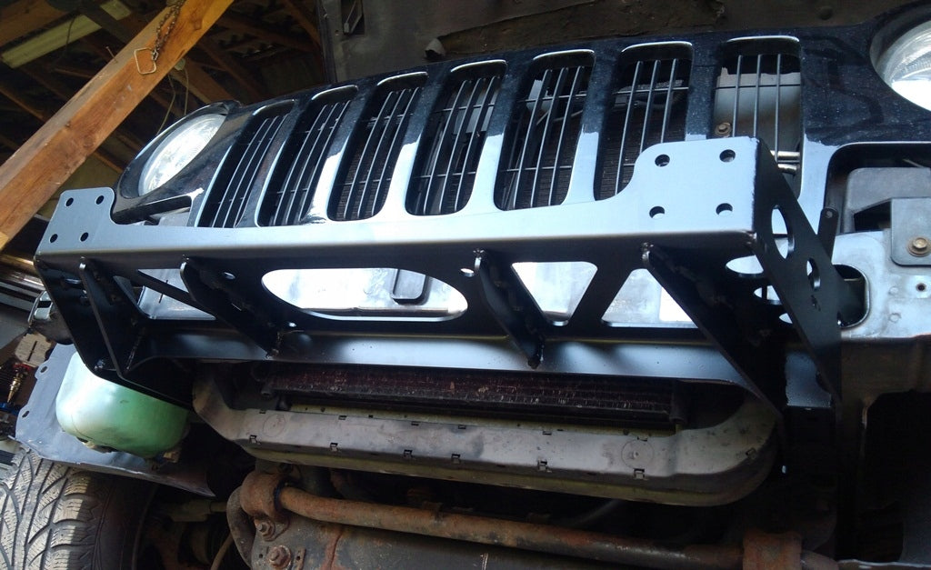 Winch Bumper Front Jeep Cherokee KJ