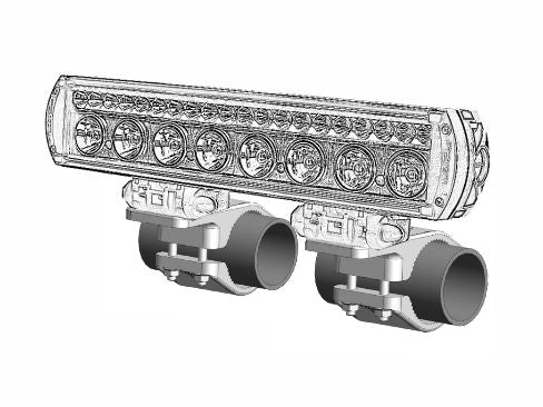 FITRUB 45-50 mm Mounting Clamp Holder for Pipes