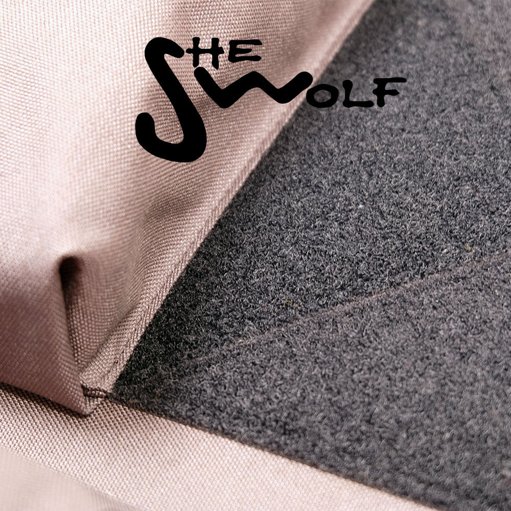 VW T6 rear window organizer set with first aid kit and tear-off bags