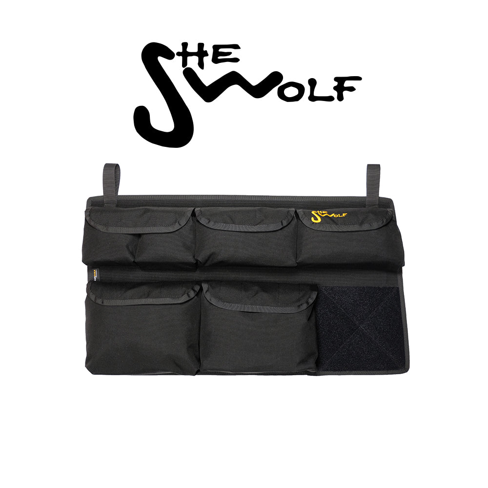 Jeep Wrangler JKU 2006-2018 Side Window Organizer with First Aid Kit or Detachable Tear-Off Bag