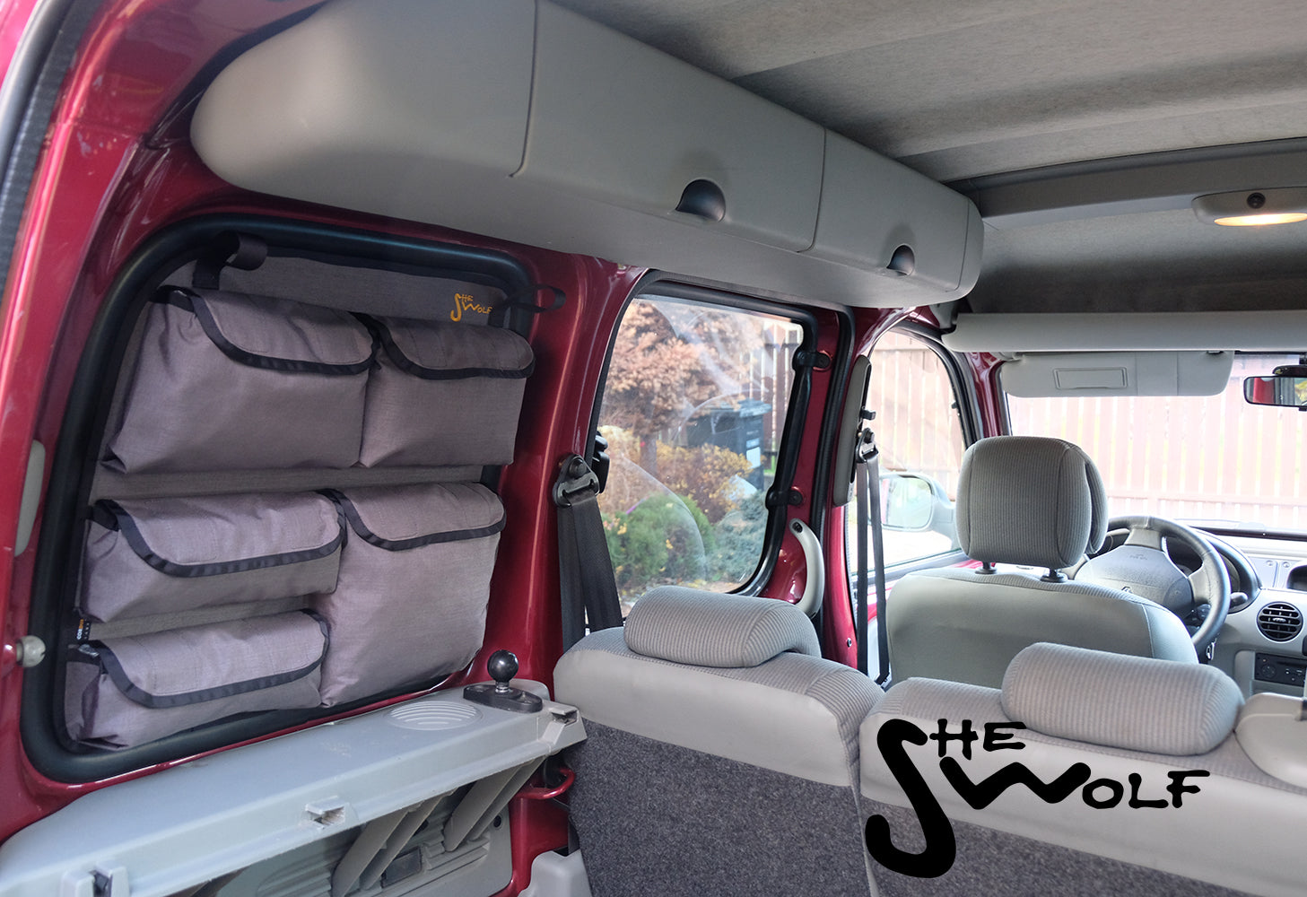 SHE-WOLF Side Window Organizer for Renault Kangoo 1 1997-2008