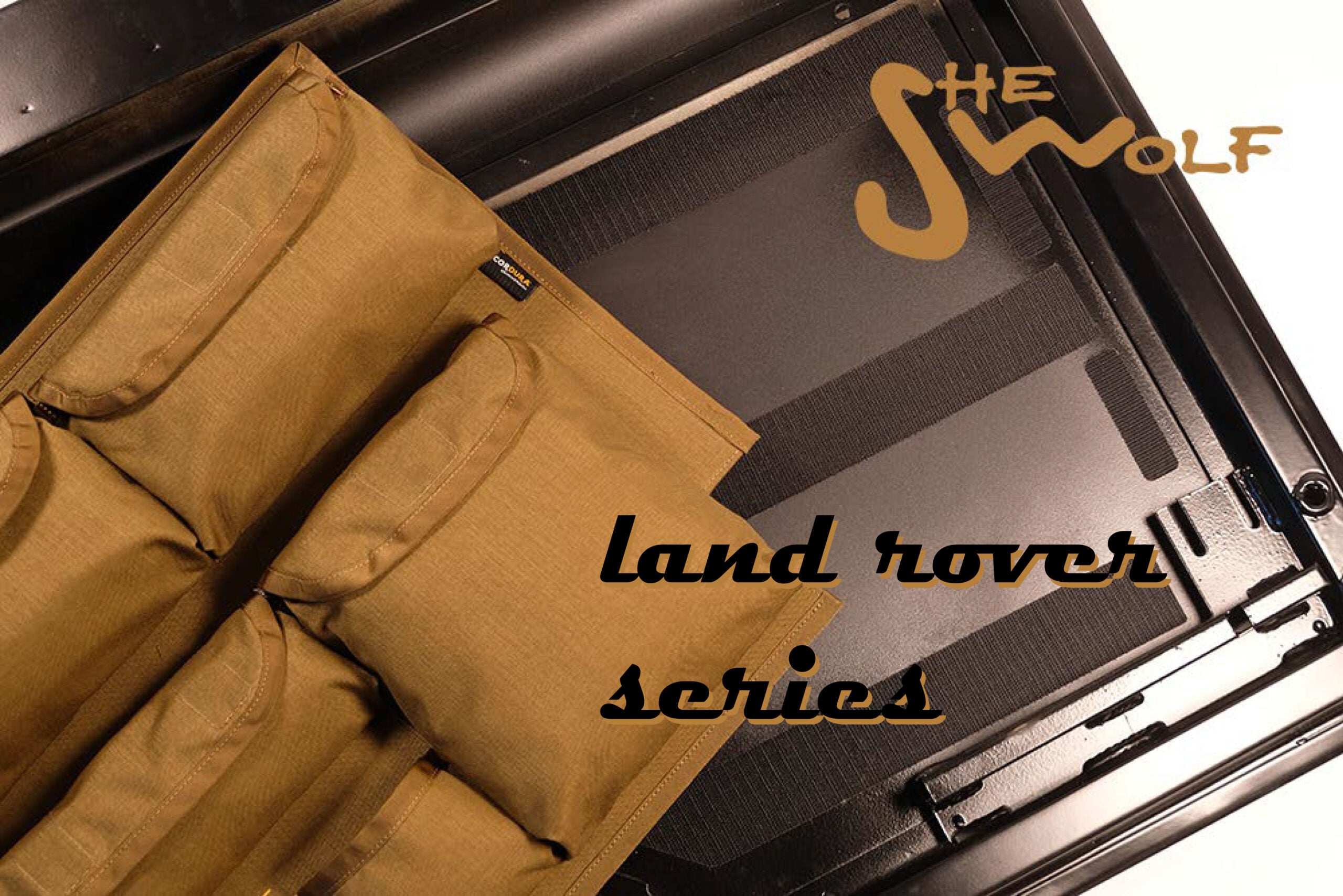 Door storage compartment for the rear of the vehicle, suitable for Land Rover Defender 90 - 110 series