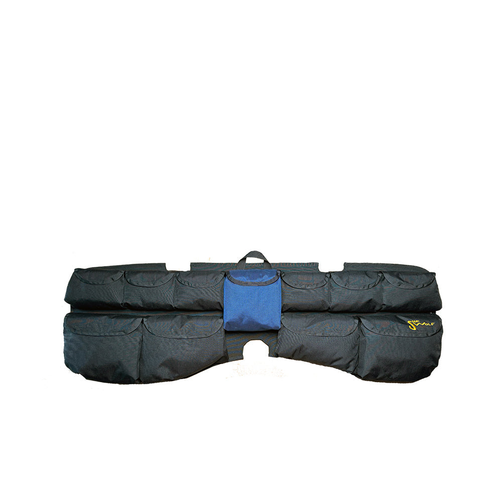 SHE-WOLF rear window organizer for Toyota FJ Cruiser with first aid kit or removable tear-off bag