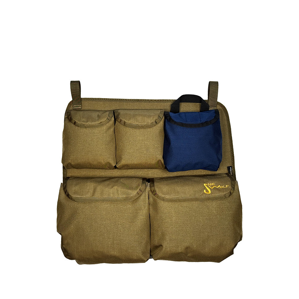 Window pockets, side window organizer for VW Caddy IV with removable bag