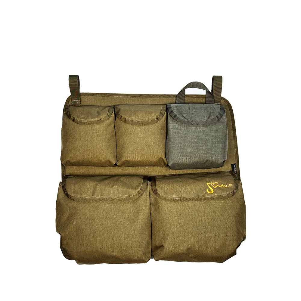 Window pockets, side window organizer for VW Caddy IV with removable bag