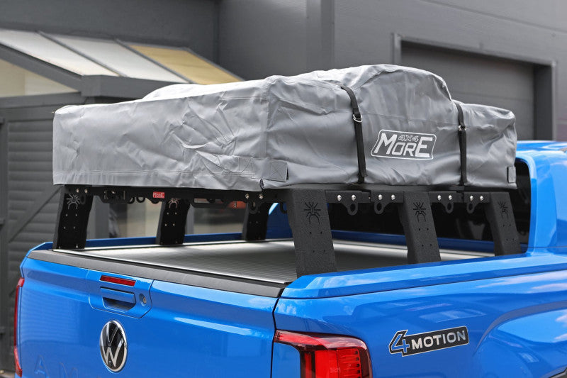 MorE 4x4 Bed Rack Mark II niedrig kurz für Pickup mit Rollo und Rollbar – Ansicht 3