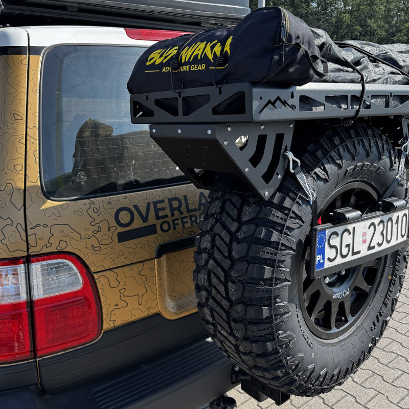 Rear Luggage Carrier Spare Wheel Universal Aluminum Platform