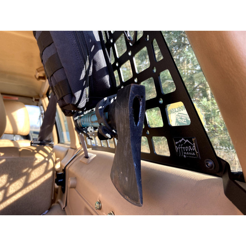 Molle panel rear window Jeep Cherokee XJ