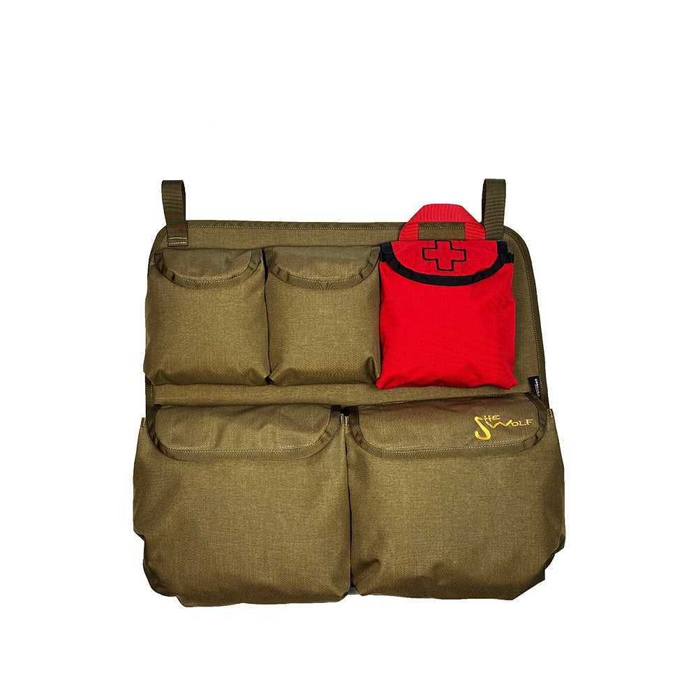 Window pockets, side window organizer for VW Caddy IV with removable bag