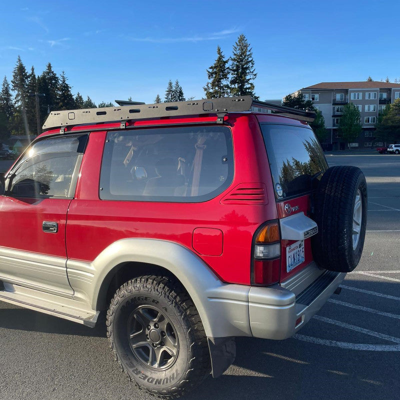 Toyota Land Cruiser Prado 90 3-Türer Aluminium Low Profile Dachträger