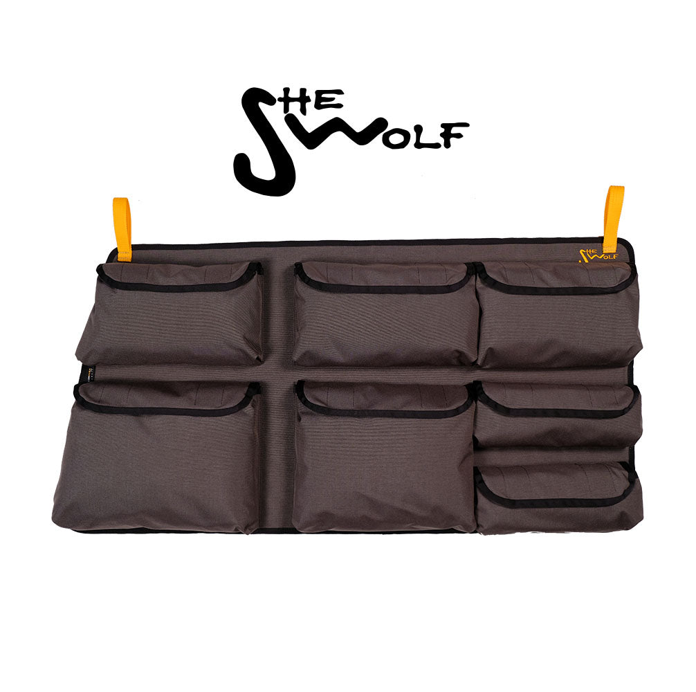 SHE-WOLF Organizer for the left side window of VW T4 SHORT (with and without air conditioning in the A-pillar)