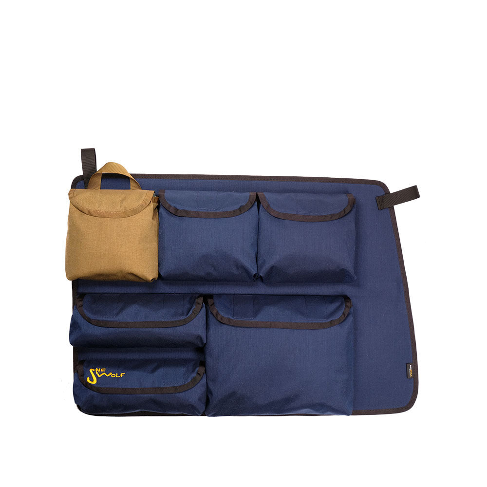 Fenstertaschen Organizer die rechte Seitenscheibe VW T4 KURZ (mit Lüftung in der A-Säule) mit abnehmbarer Tasche