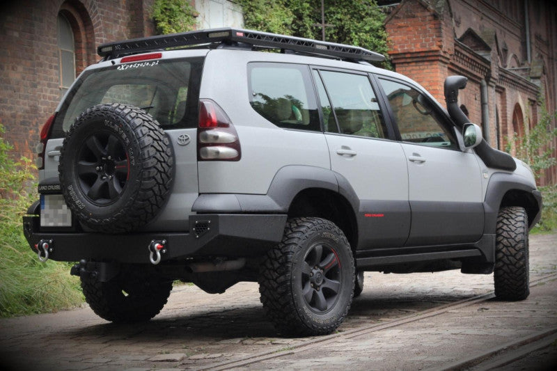 Stahl-Heckstoßstange Toyota Land Cruiser J120 lang – weitere Produktansicht